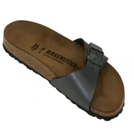 Birkenstock Madrid Birko-Flor schmal schwarz metallic 38