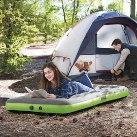 BESTWAY Single-Luftbett Roll & Relax mit Kissenpumpe 188 x 99 x 22 cm