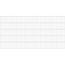 GAH Alberts Doppelstabmattenzaun Set 0,8 x 10 m silber