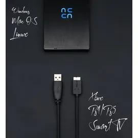 Hurricane GD25612 Externe Festplatte 2TB 2,5" USB 3.0 Speicher für PC Ps4 Ps5 Xbox kompatibel mit Windows Mac Linux