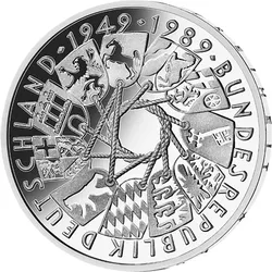 Bund 10 DM 40 Jahre BRD PP