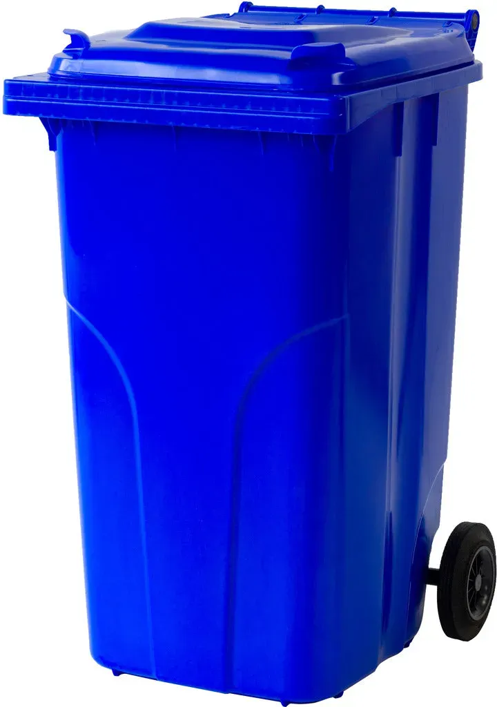 Abfall- und Wertstoffsammelbehälter / 2-Rad Container (F) -  blau / blau / 580