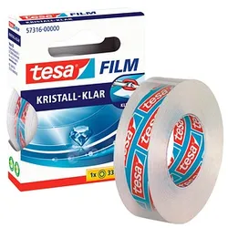 tesa Klebefilm kristall-klar 15,0 mm x 33,0 m 1 Rolle