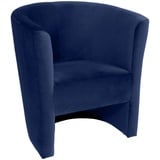 Mid.you Cocktailsessel, Blau, Textil, 70x77x60 cm, Wohnzimmer, Sessel, Polstersessel