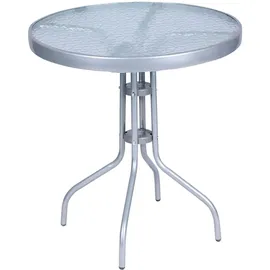 Mojawo Bistrotisch Ø 60 x 70 cm Silber