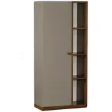 JV Möbel Kinderbücherregal modernes Design 37 x 156 x 70 cm Holz grau