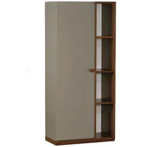 JV Möbel Kinderbücherregal modernes Design 37 x 156 x 70 cm Holz grau
