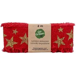 Goldina Strängchen Golden Star rot (2m x 4cm)