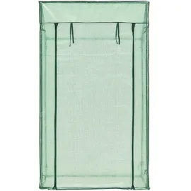 [en.casa] Gewächshaus, Grün, Kunststoff, 100x174x60 cm, Gartenzubehör, Hochbeete