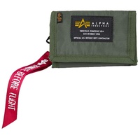 Alpha Industries Unisex-Erwachsene Crew Wallet Gürteltasche Reisezubehör-Brieftasche, Sage-Green