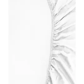 Kayori Spannbettlaken Mako-Satin 180 x 200 cm weiß 1 St.