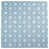 sander table + home Mitteldecke Tischdecke Clipper Blau 85 x 85 cm blau