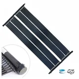 Feel2Home Pool-Wärmepumpe Poolheizung Solarpanel Poolabdeckung Matte Schwimmbad Solarabsorber, Beliebig erweiterbar schwarz
