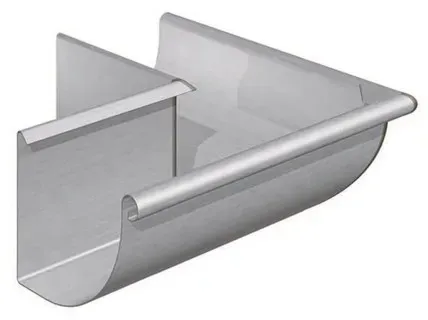 corner external 90° for quarter-round gutter 333x0