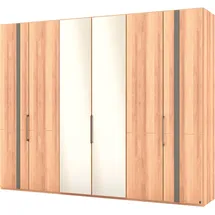 Musterring Drehtürenschrank MUSTERRING "Sorrent, Kleiderschrank, Schrank, teilmassiv Eiche", braun, B:300cm H:236cm, Schränke, Drehtürenschrank, Türen Eiche massiv oder als Parsol-Bronze-Spiegel, verschiedene Maße