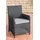 CLP Gartenstuhl Fontana 5mm 59 x 59 x 91 cm schwarz/eisengrau