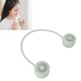 Wiederaufladbarer Nackenventilator Per Usb, Tragbar, Leise, Klingenloser Ventilator Mit 1000mah Lithium-batterie Für Camping, Reisen Und Sport.