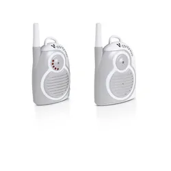 Cangaroo Babyphone Mommy ́s Sense Reichweite bis 1,3 km, 2 Kanäle Batterieanzeige grau