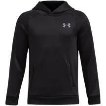 Under Armour Fleece Pro Kapuzenpullover - Black / Castlerock - 8 Jahre