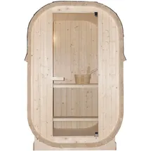 SANOTECHNIK Fasssauna LINDHOLM 1-2 P. 128,2 x 120 x 194 cm