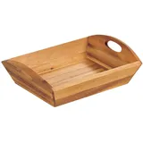KESPER Aufbewahrungskorb mit zwei Tragegriffen 23 x 32 x 9 cm beige
