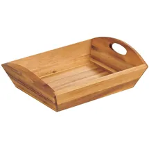 KESPER Aufbewahrungskorb mit zwei Tragegriffen 23 x 32 x 9 cm beige