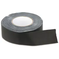 Priotec KLEBEBAND Gewebe-Klebeband Stage Tape MATT80, schwarz, 50 mm