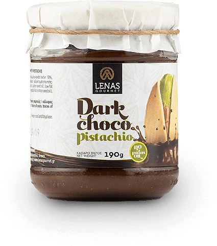 Lenas Gourmet Zartbitterschokoladencreme mit Pistazien 190 g
