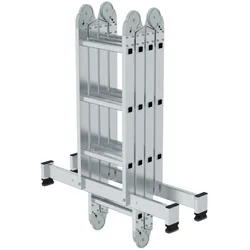 Munk Vielzweckleiter 31324 4tlg nivello-Traverse 2x3/2x4 Sprossen
