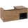 Villeroy & Boch Waschbeckenunterschrank 2 Auszüge 100,1 x 42,3 x 51,6 cm Kansas Oak/Volcano Black