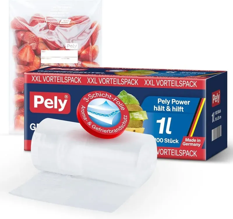 Pely Gefrierbeutel 1l VP 100 St