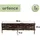 urfence Beeteinfassung Weide 100 x 30 cm 1 Stück braun