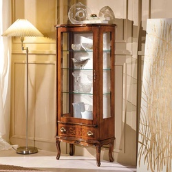 Esszimmer Vitrinenschrank in italienischem Design Blätter Rankenmuster