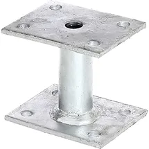 GAH Alberts Pfostenträger zum Aufschrauben 70 x 90 mm