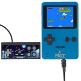 MGT 2in1-Retro-Spielekonsole, 7-cm-Farbdisplay (2,8"), 300 Spiele, 16 Bit