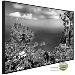 papermoon Infrarotheizung »EcoHeat - Landschaft mit Meer «, Matt-Effekt - bunt