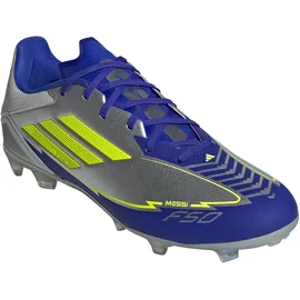 adidas F50 League FG/MG Nockenschuhe, silber, Größe 48