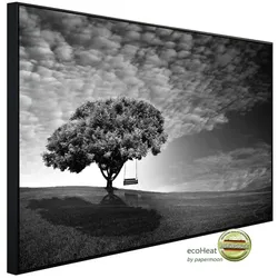papermoon Infrarotheizung »EcoHeat - Baum Schwarz + Weiss«, Matt-Effekt - bunt