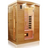 Luxus LED Infrarotsauna Dual-Therm Infrarotkabine Sauna Wärmekabine Vollspektrum