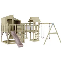 OUTDOORTOYS Spielturm Emma Holz Altrosa