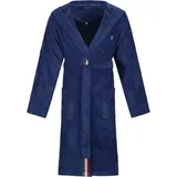 Bugatti Bademantel mit Kapuze in marine blau | Gr.: XL