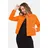 Cipo & Baxx Jeansjacke in orange, – Gr.: M