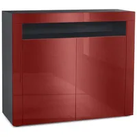 Vladon Kommode, Bordeaux, 108x92x40 cm, Wohnzimmer, Kommoden & Sideboards,