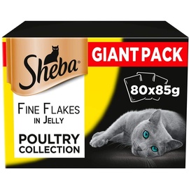 Sheba Delicacy Poultry Flavours in Jelly 80 x 85 g