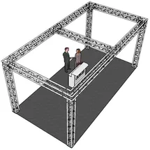 Alutruss QUADLOCK 6082 Rechteck 7,71x4x3,5m