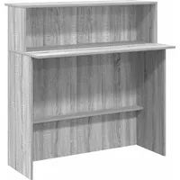 VidaXL Empfangstheke Grau Sonoma 100x50x103,5 cm Holzwerkstoff