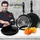 San Ignacio Topf-Set 8-tlg. 3 x Pfanne Ø16 cm + Ø20 cm + Ø24 cm