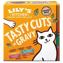 Lily's Kitchen Cuts Huhn, Meeresfisch, Lachs, Rind in Sauce 8 x 85 g