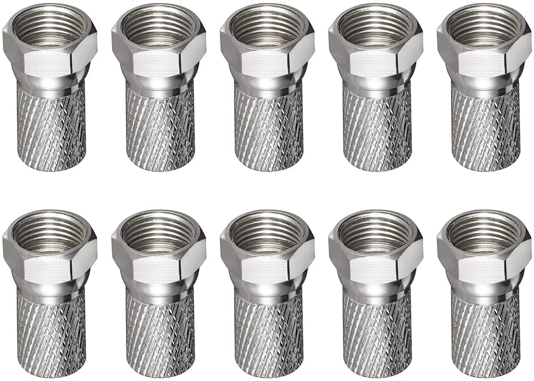 100x F-Stecker 7mm (breite Ausführung)