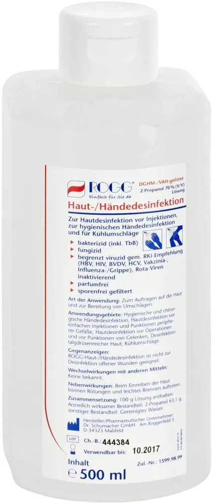 ROGG HAUT-/Händedesinfektion 500 ml